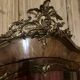 Display cabinet in Louis XV style from the late 19th century in painted wood.