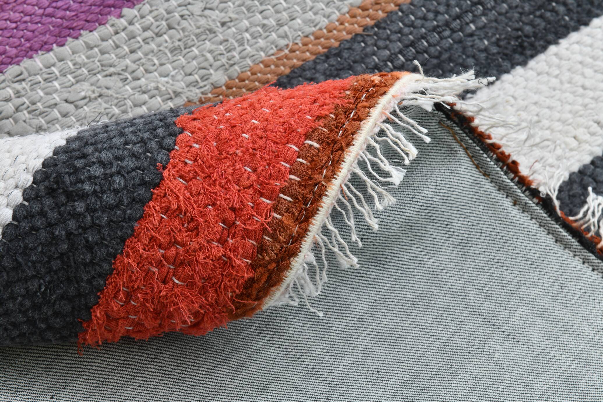 2x9  Multicolor Vintage Kilim Runner Rug, Hallway Runner Rug, 73x286Cm