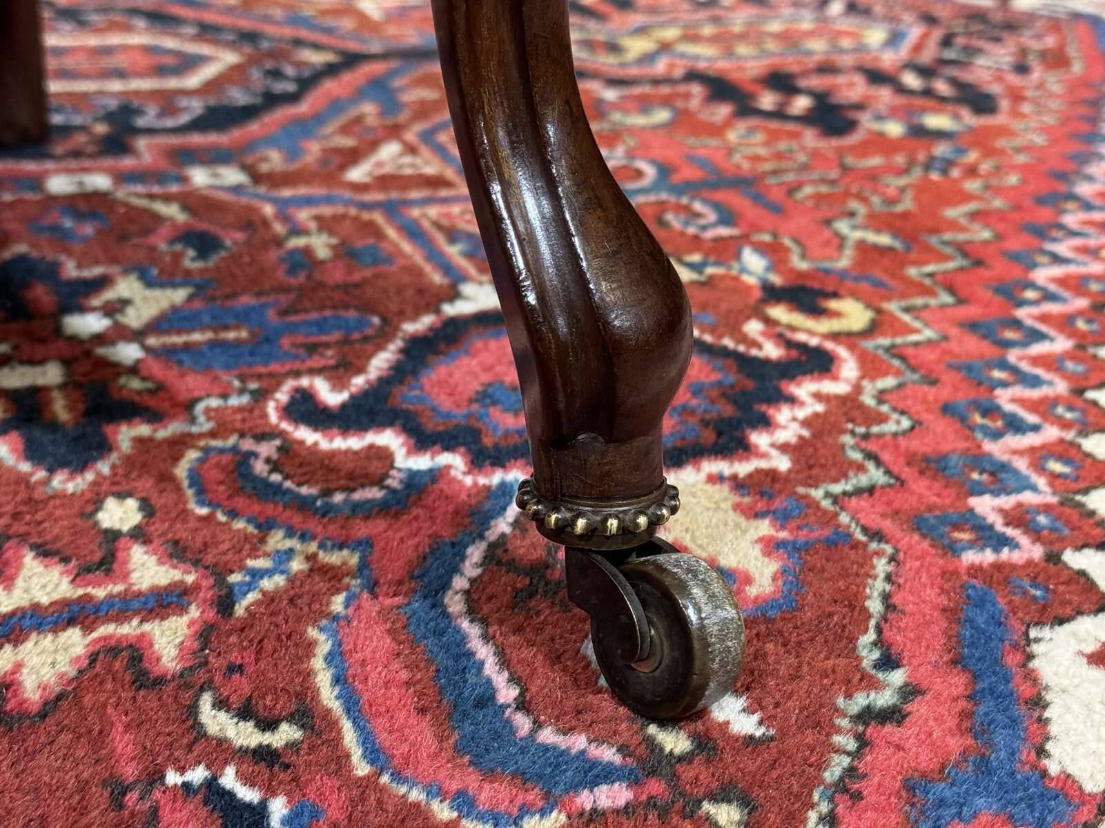 Paire de fauteuils Napoléon III XIXème en acajou