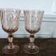 4 large Rosaline glasses