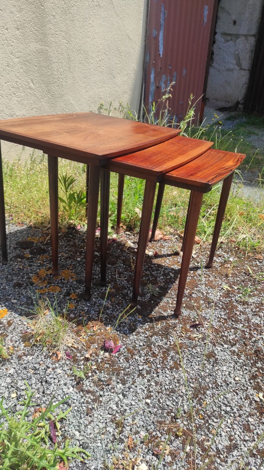 Rosewood nesting tables
