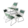 Ensemble de chaises et table  Flamingo par Cees Braakman pour Pastoe