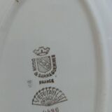 2 small Digoin Sarreguemines plates
