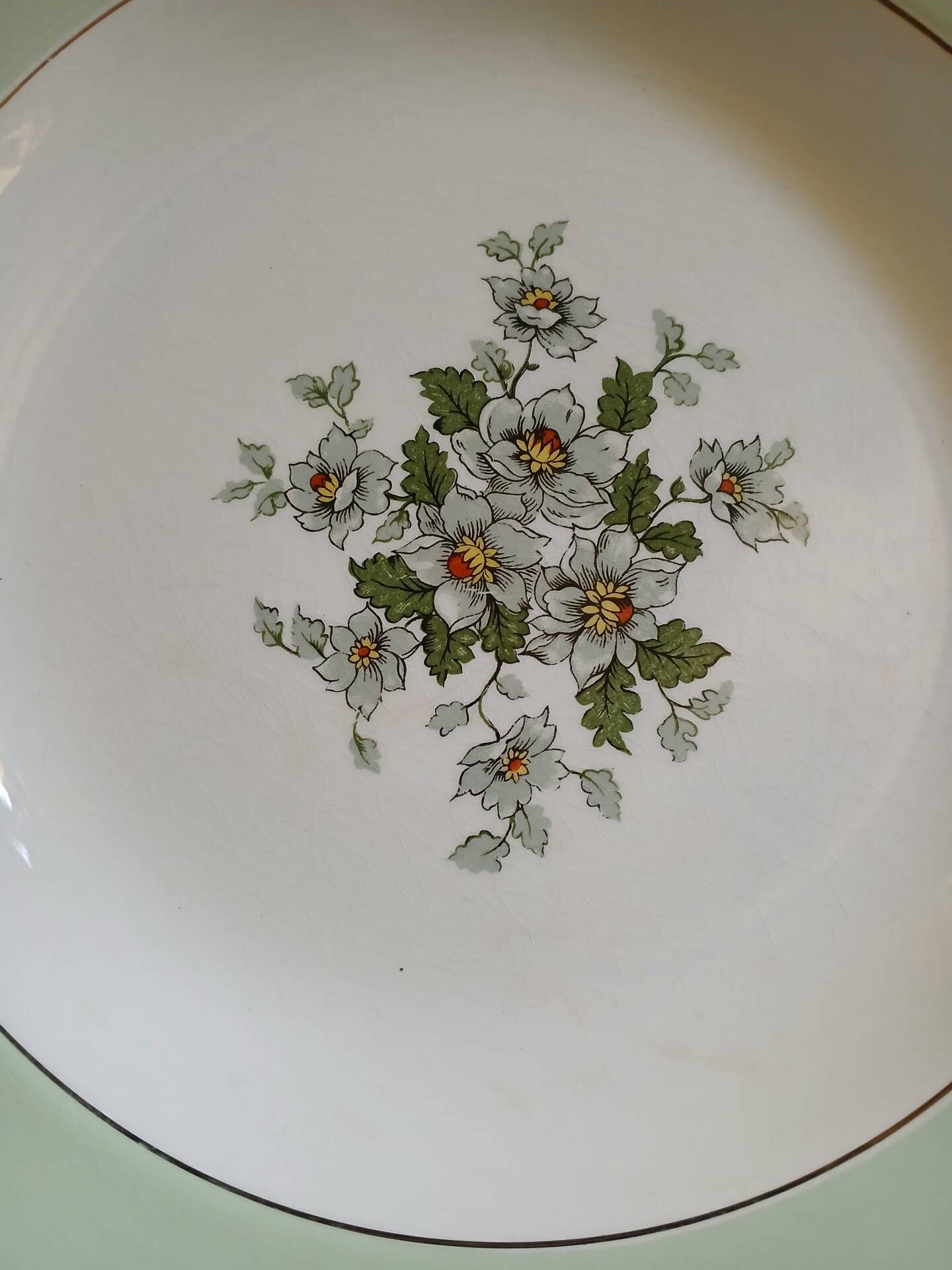 12 antique deep plates "Saint Tropez"