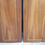 Pair of solid wood Art Deco doors