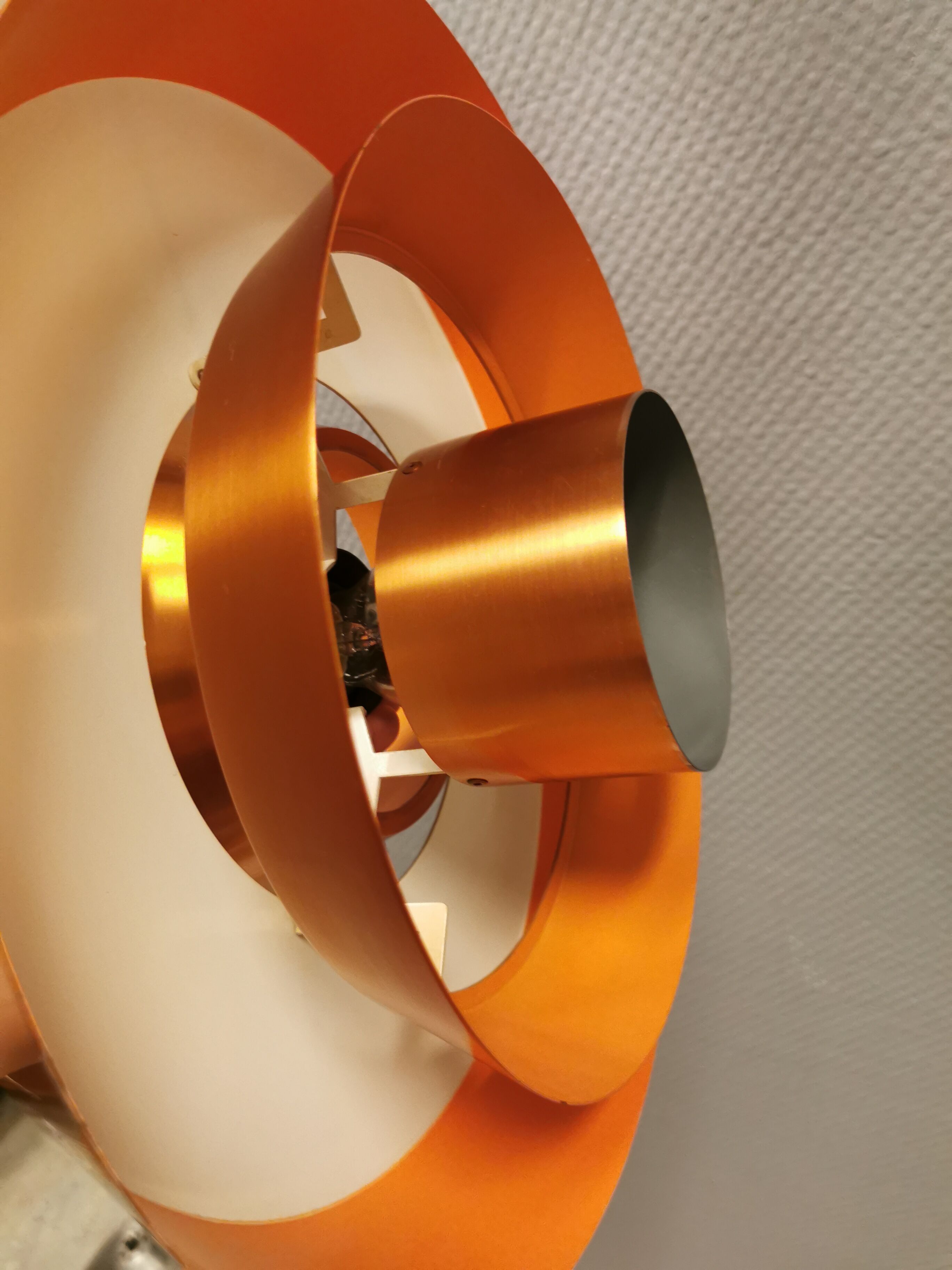 Ceiling lamp model "Nova" designed by Jo Hammerborg for Danish Fog&Mørup in 1963.