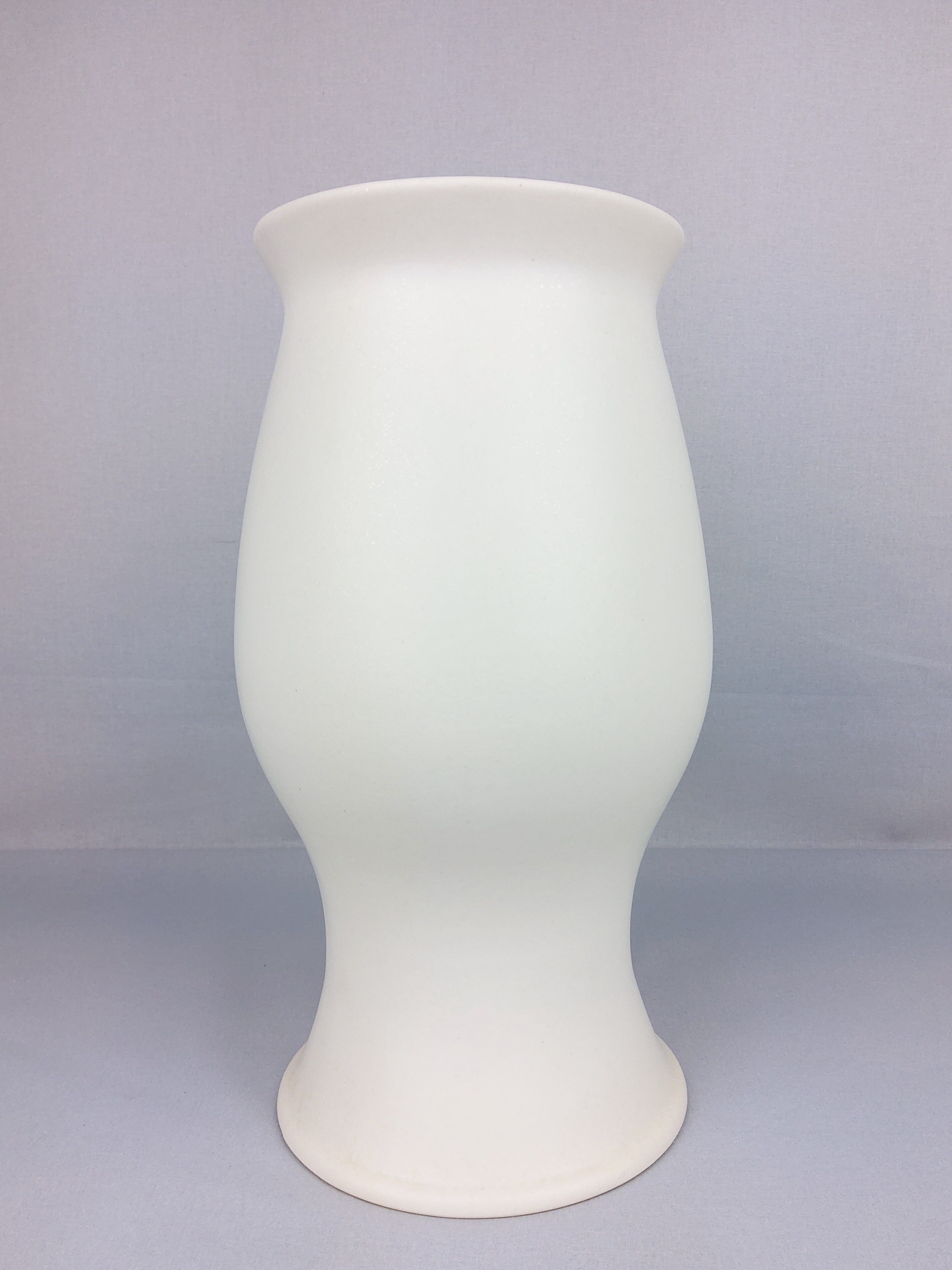 Vintage 1970 Franco Pozzi white ceramic vase