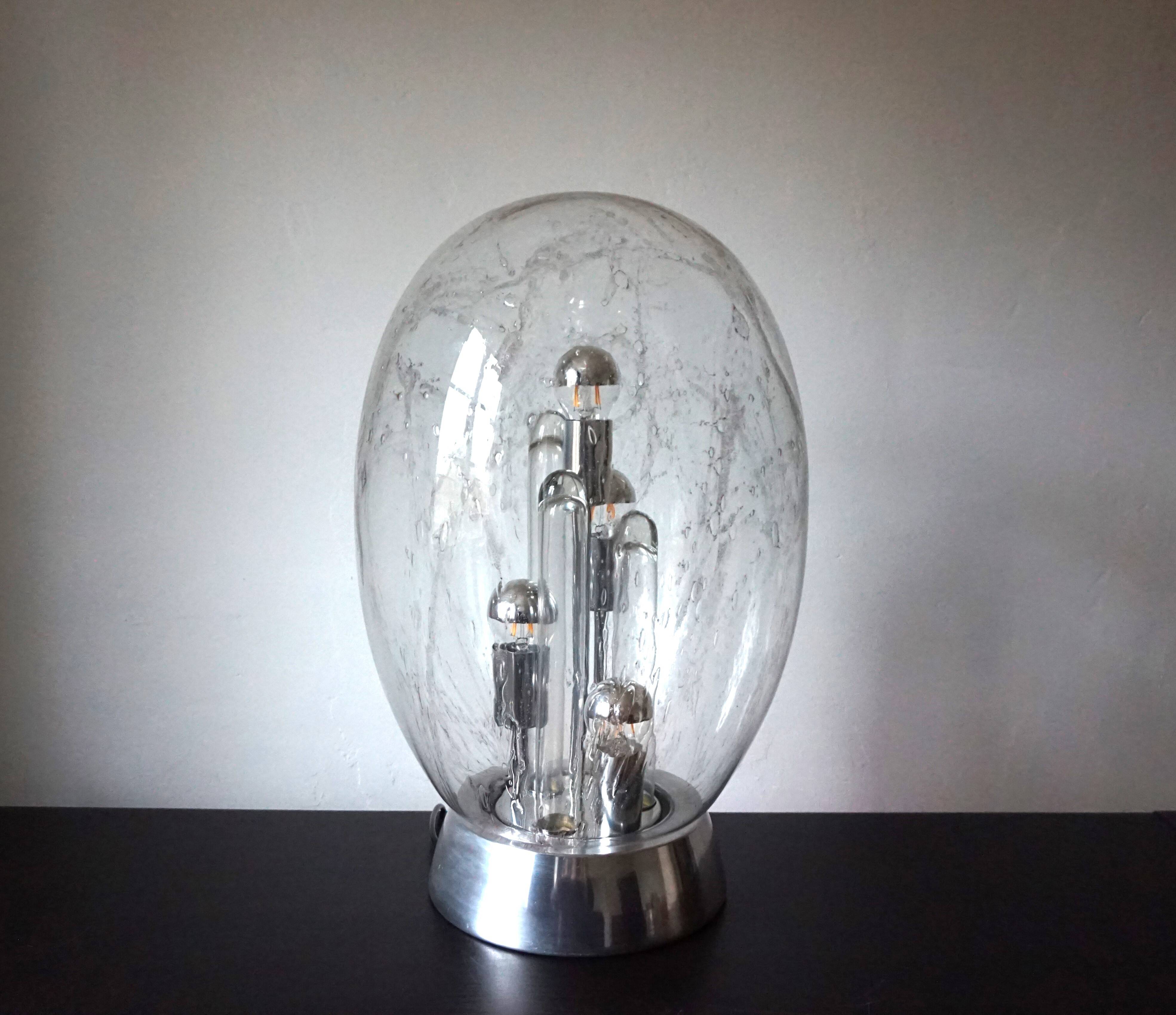 Lampe de table Doria Big Ball Space Age, 1970