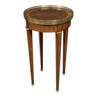 Marquetry Gueridon, Louis XVI style – Early 20th century