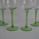 Set of six vintage stemmed glasses, 1960s.