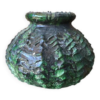 Tamegroute pottery in glazed terracotta