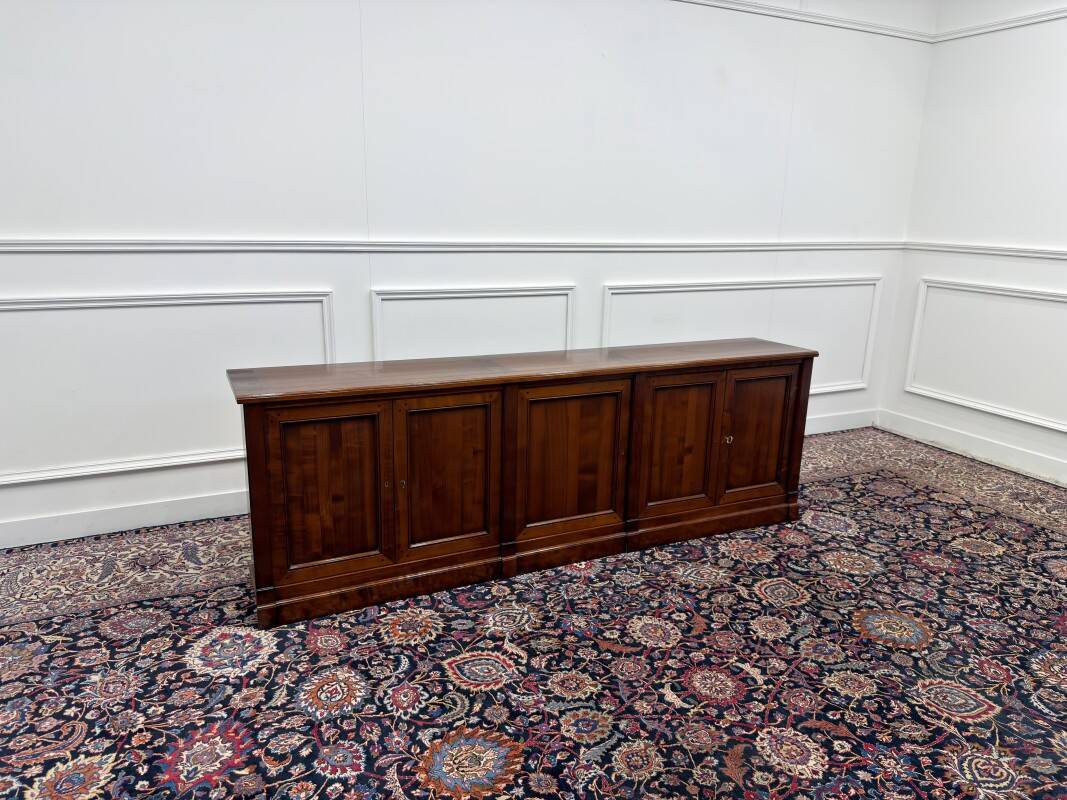 Classic Antique Italian Office Cabinet Sideboard