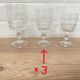 Set de 3 verres à vin rouge Luminarc Quadrille