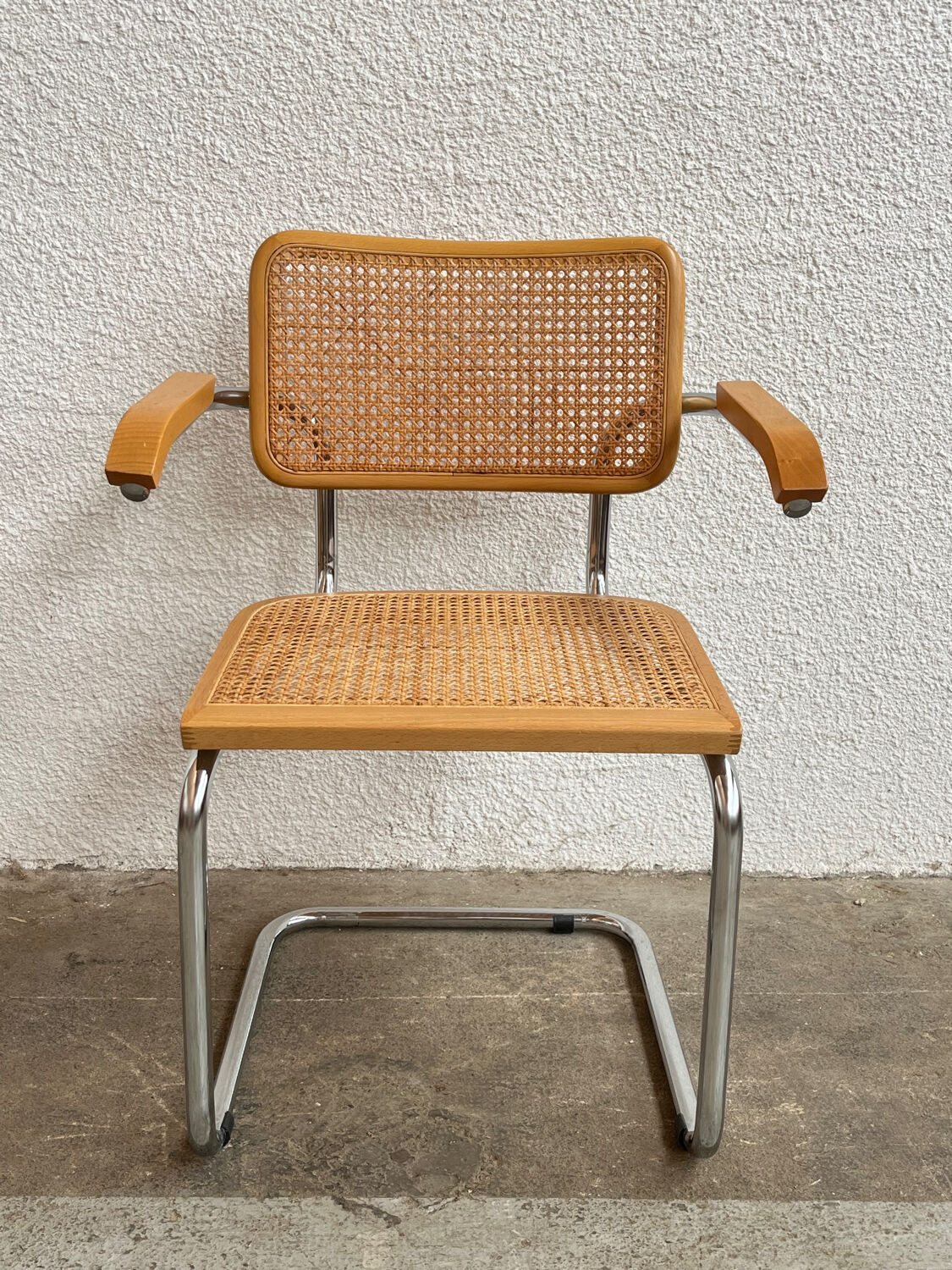 Pair of armchairs Cesca B64 Marcel Breuer