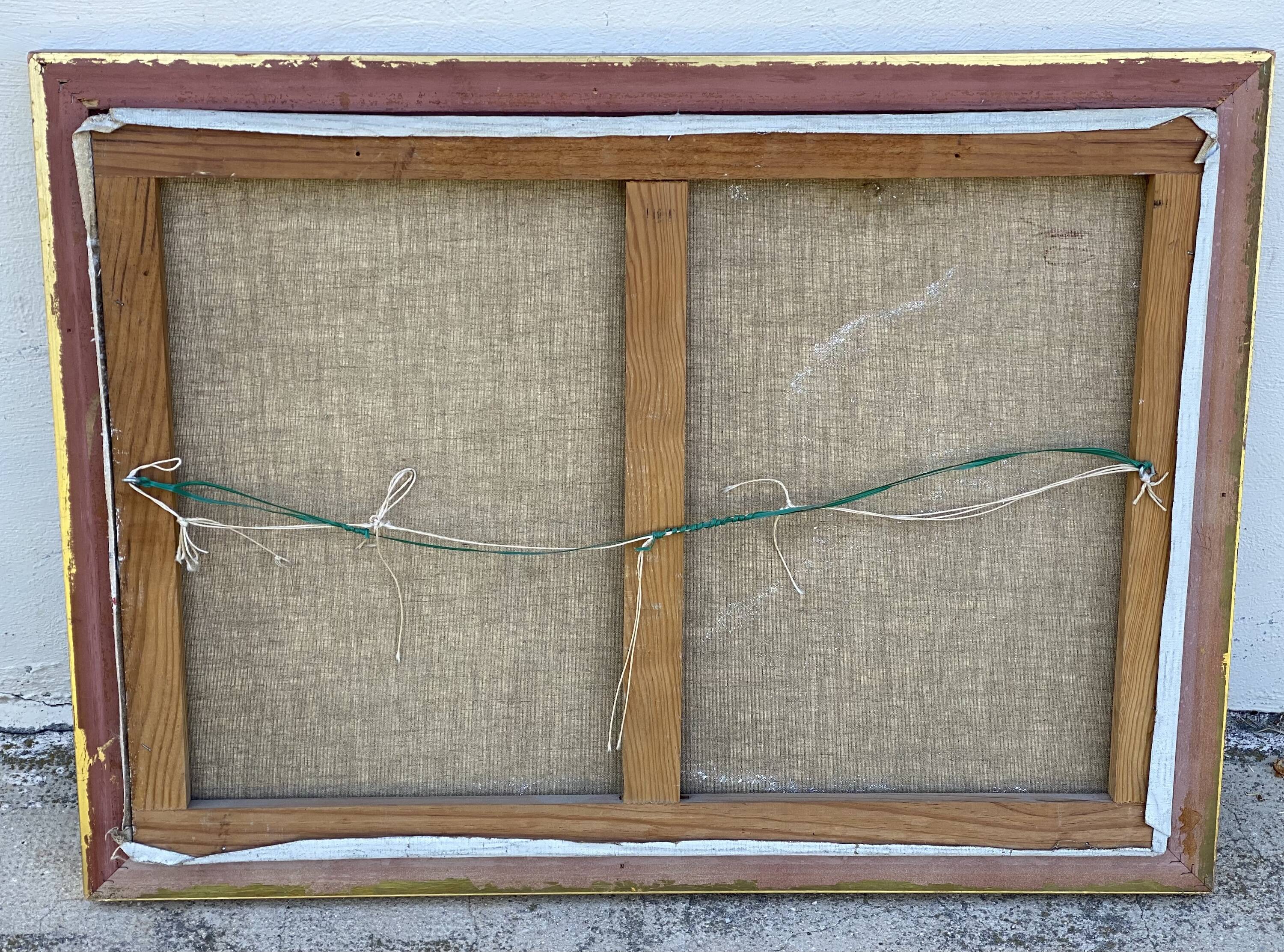 Painting signed LAURENS, the port of La Rochelle