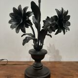 Duo of flower lamp bases