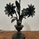 Duo of flower lamp bases