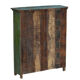 Showcase Library Patina Blue Piece of Origin Wood Old Teak 102x30x122cm