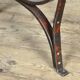 Banc de parc en fer riveté années 1920