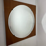 Scandinavian teak mirror 50s
