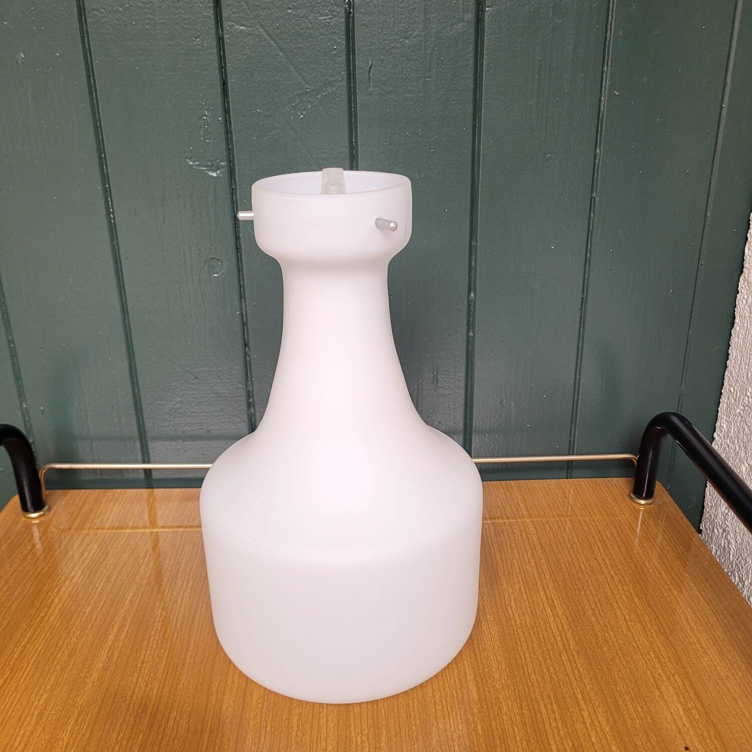 Drop-shaped lampshade – Satin Opaline, Circa 1960