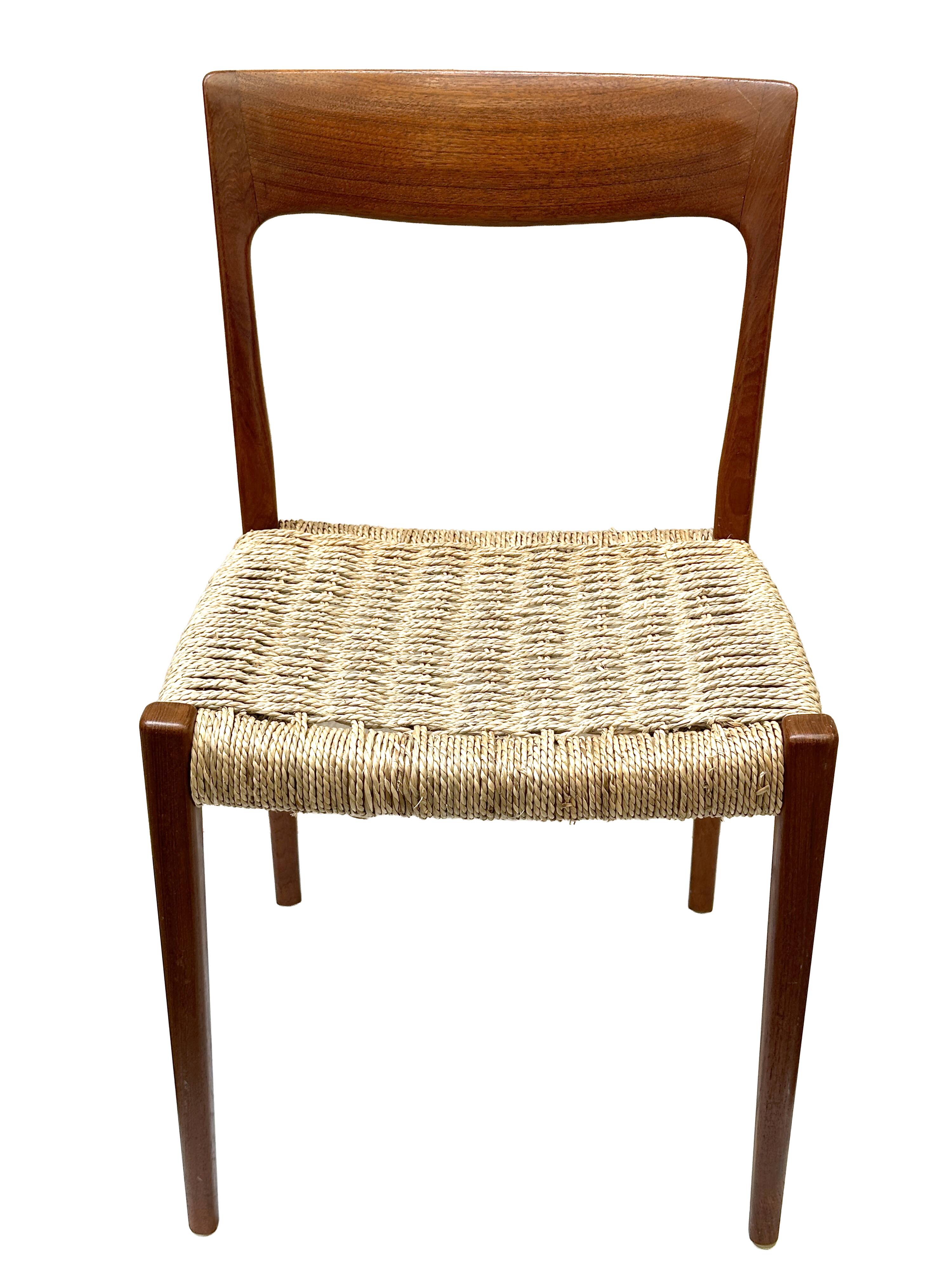 One Niels Moller Model 77 Chair 1960 Danish