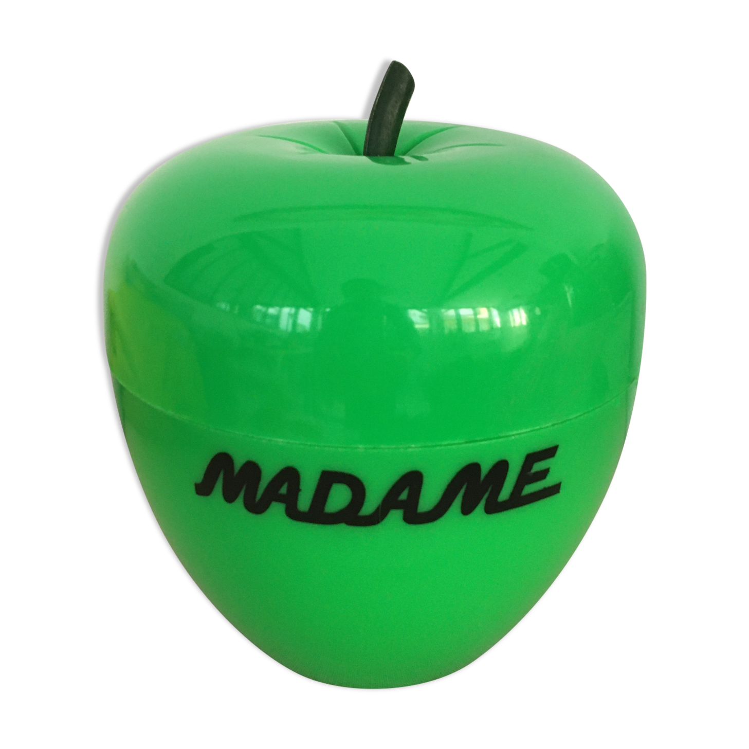 Green apple bucket with glazes