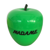 Green apple bucket with glazes