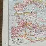 Old map of the Roman Empire from 1928