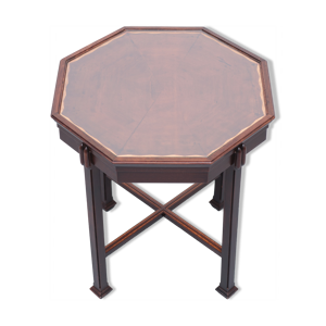 Table d’appoint octogonale - art acajou