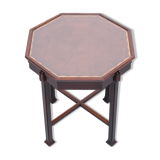Dutch art deco octagonal mahogany side table 1925