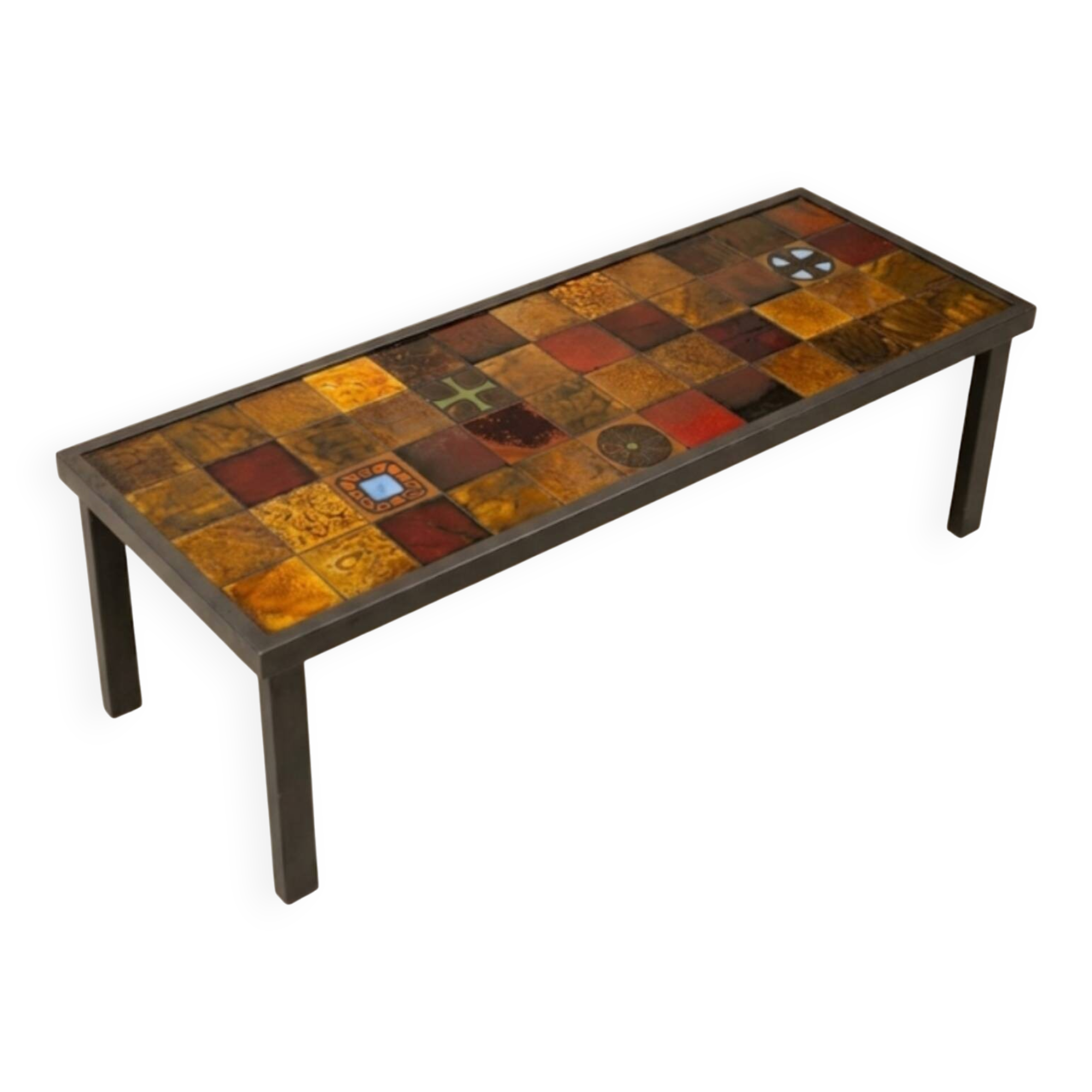 Ceramic coffee table by Jean Gregorief for Roche Bobois from the 1970s.