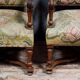 Pair of Louis XIII style walnut armchairs circa 1850 (lot no. 2)