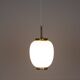 Suspension vintage danoise Kina par Bent Karlby, Lyfa, 1946