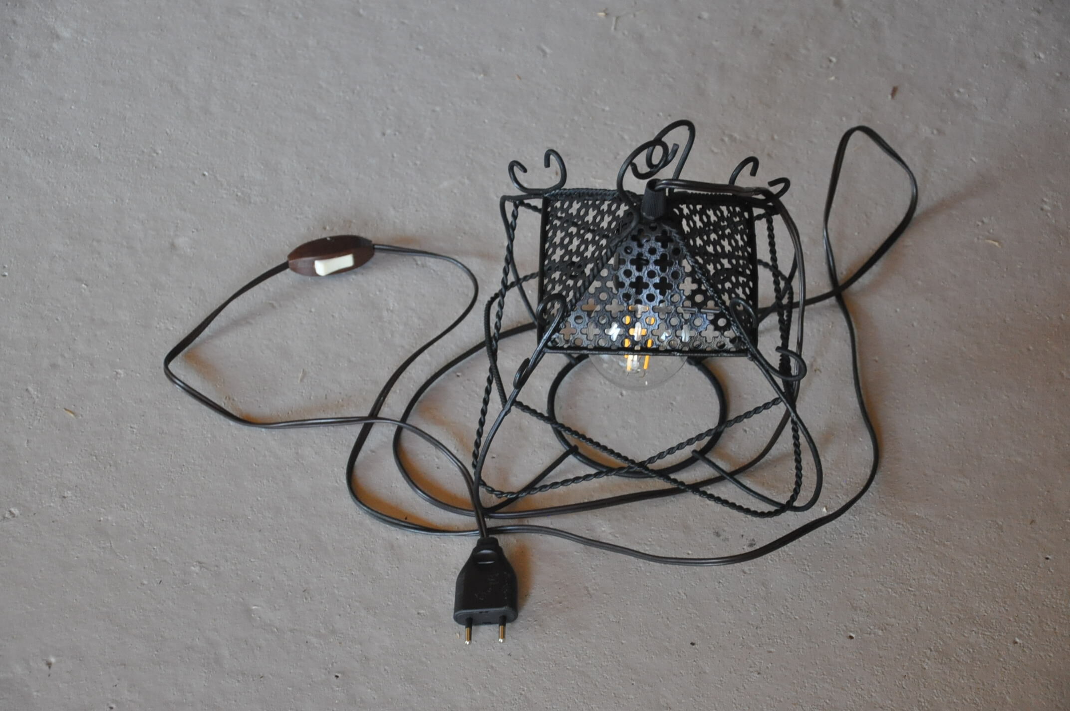 Vintage metal lantern