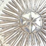 Semi-crystal ceiling lamp design german vintage