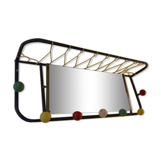 Vintage wall coat holder
