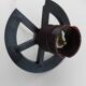 Two-tone vintage pendant light