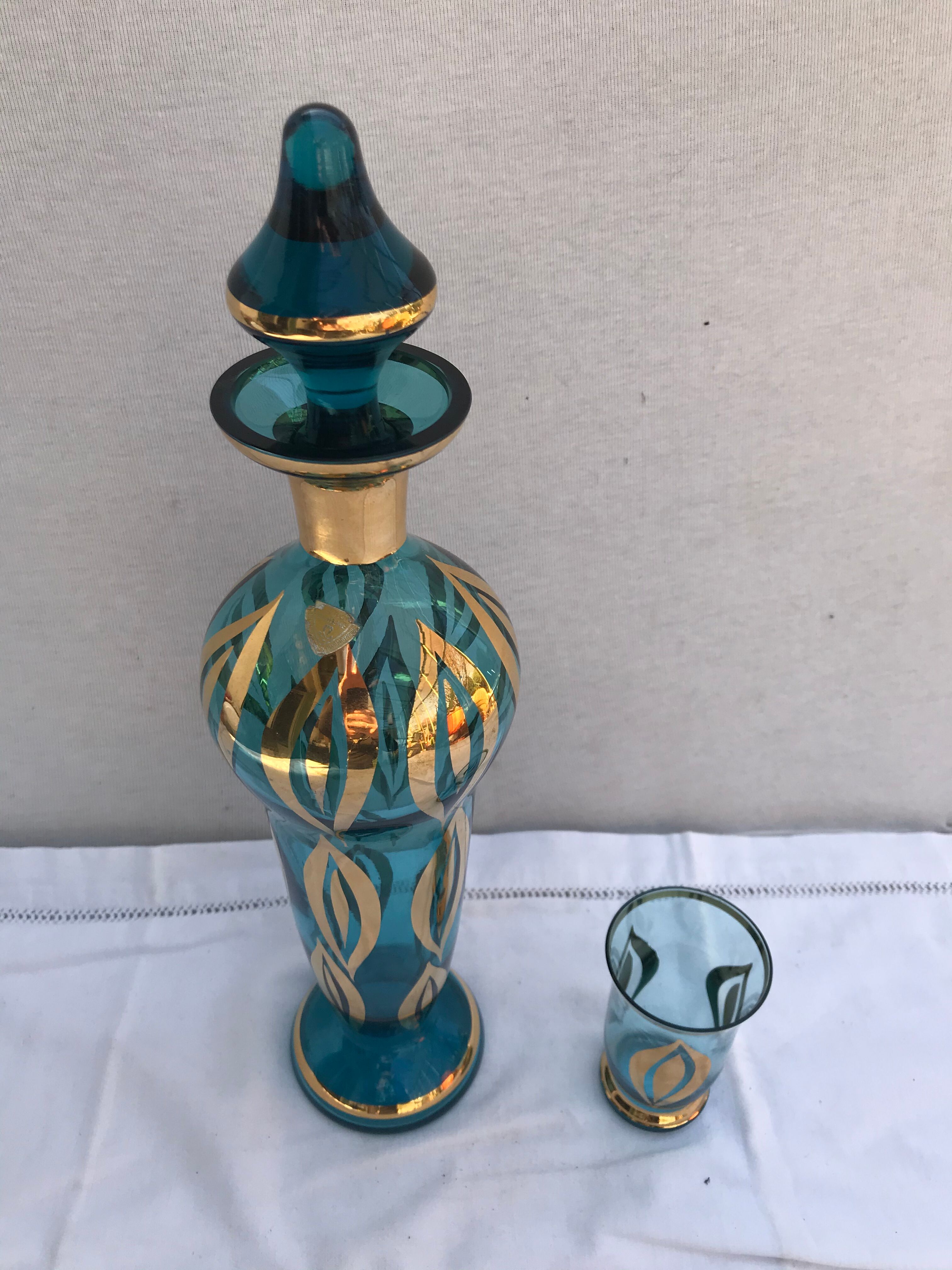 Former boheme carafe and glass