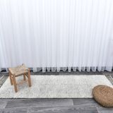 2x7 Green White Turkish Vintage Runner Rug 66x231Cm