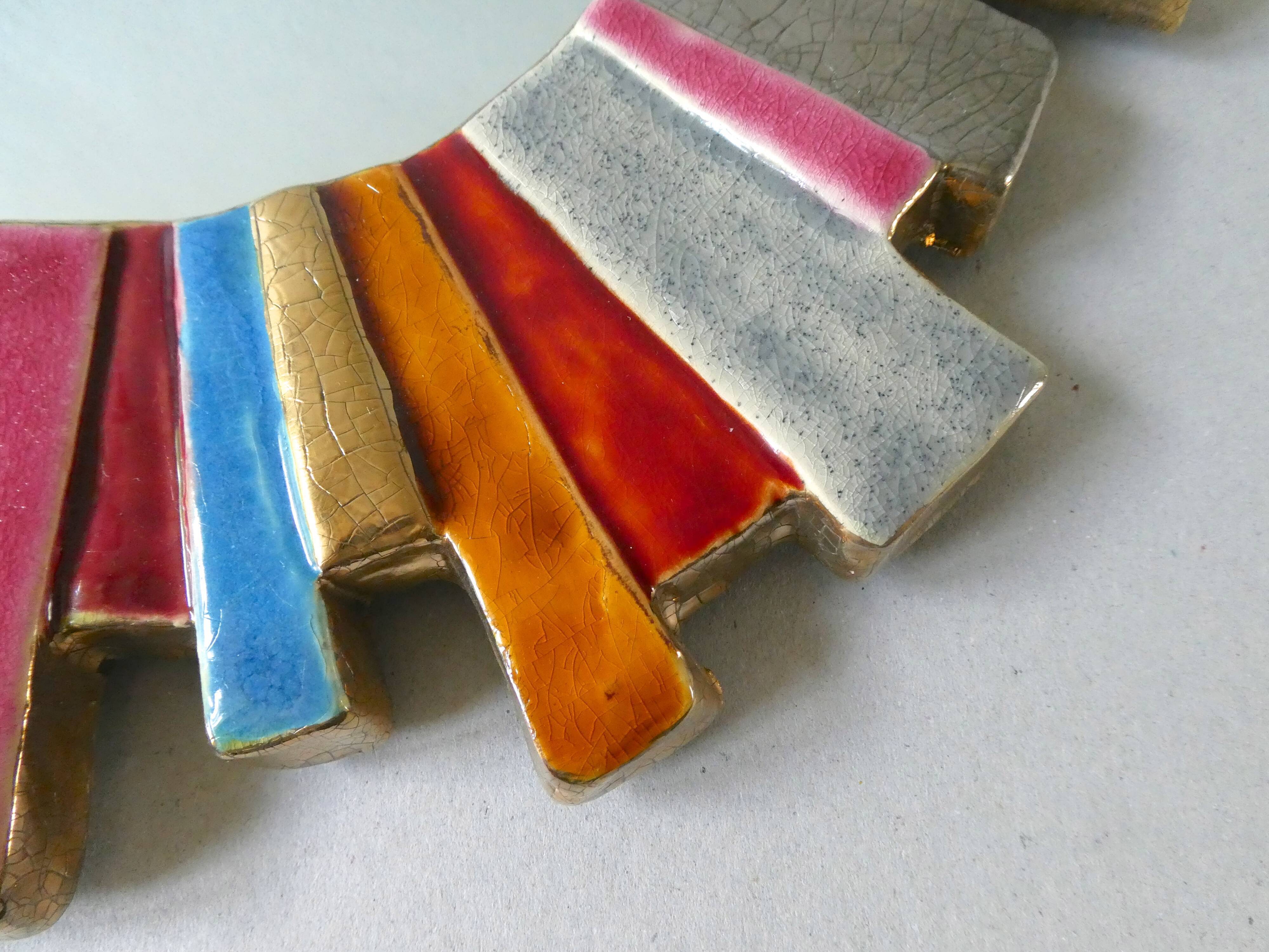 François Lembo's ceramic sun mirror from the 1960