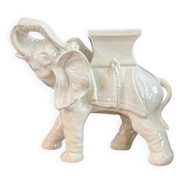 Elephant cache-pot in ceramic - Ref 1339