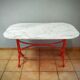 Table bistrot en marbre