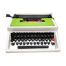 Machine à écrire Underwood 315 verte révisée ruban neuf