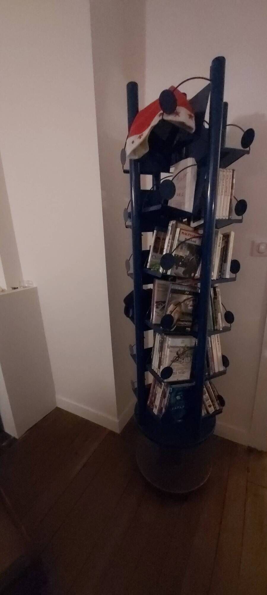 Book Rack Revolving Bookcases 80s