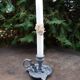 Candlestick candlestick model cellar rat patinated gray