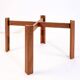 Vintage coffee table with a teak top by Jens Quistgaard, concave top, Denmark, 1960s.