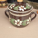 Glazed Alsatian terracotta tureen