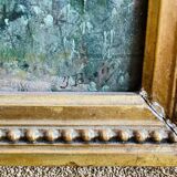 Oil painting on panel jean bain (19th-20th century)