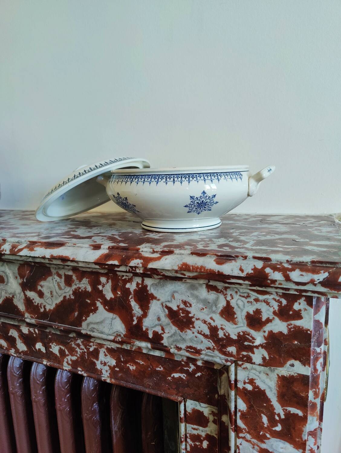 Saint-Amand earthenware soup tureen